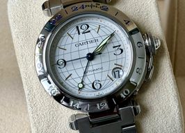 Cartier Pasha C 2377 (2000) - Silver dial 35 mm Steel case