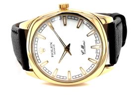 Rolex Cellini Danaos 4243 (Unknown (random serial)) - White dial 38 mm White Gold case