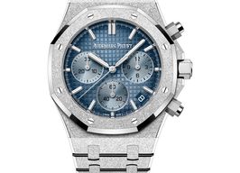 Audemars Piguet Royal Oak Chronograph 26240BC.GG.1324BC.02 (2025) - Blue dial 41 mm White Gold case