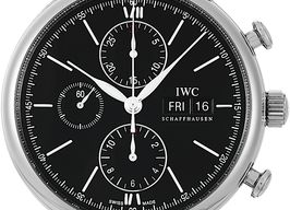IWC Portofino Chronograph IW391029 (2025) - Black dial 42 mm Steel case
