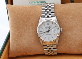 Rolex Datejust 36 16234 (Unknown (random serial)) - Silver dial 36 mm Steel case