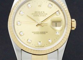 Rolex Datejust 36 16233 (2000) - Goud wijzerplaat 36mm Goud/Staal