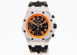 Audemars Piguet Royal Oak Offshore Chronograph Volcano 26170ST.OO.D101CR.01 (Onbekend (willekeurig serienummer)) - Oranje wijzerplaat 42mm Staal