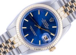 Rolex Datejust 36 16013 (1986) - Blue dial 36 mm Gold/Steel case