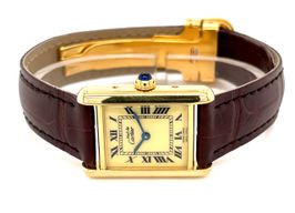 Cartier Tank Vermeil 5057001 (Unknown (random serial)) - 20 mm
