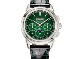 Patek Philippe Perpetual Calendar Chronograph 5270P-014 (2024) - Green dial 41 mm Platinum case