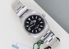 Rolex Explorer 124270 (2023) - Zwart wijzerplaat 36mm Staal