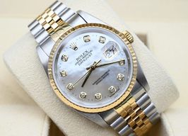 Rolex Datejust 36 16233 (1993) - Pearl dial 36 mm Gold/Steel case