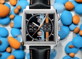 TAG Heuer Monaco CW211A.FC6228 (2007) - Wit wijzerplaat 38mm Staal