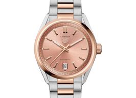 TAG Heuer Carrera WBN2350.BD0000 (2024) - Champagne wijzerplaat 36mm Goud/Staal