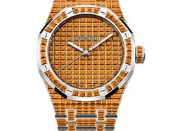 Audemars Piguet Royal Oak Selfwinding 15514BC.SE.1284BC.01 (2025) - Orange dial 41 mm White Gold case