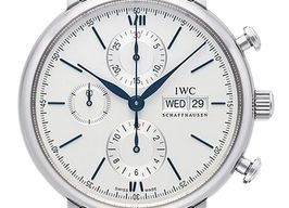 IWC Portofino Chronograph IW391037 (2024) - Silver dial 42 mm Steel case