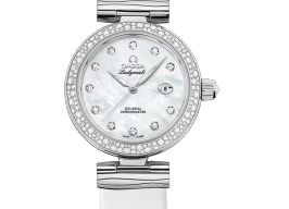 Omega De Ville Ladymatic 425.37.34.20.55.002 (2025) - Parelmoer wijzerplaat 34mm Staal