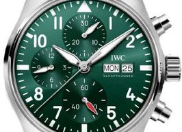 IWC Pilot Chronograph IW388104 (2025) - Blauw wijzerplaat 41mm Staal