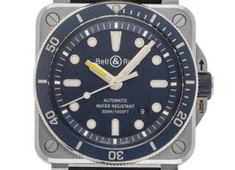 Bell & Ross BR 03-92 Steel BR0392-D-BU-ST/SRB -