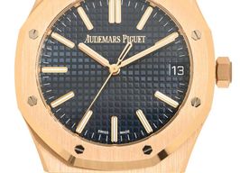 Audemars Piguet Royal Oak 15510OR.OO.1320OR.03 (2025) - Blauw wijzerplaat 41mm Roségoud