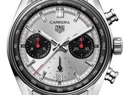 TAG Heuer Carrera CBS2216.BA0041 (2026) - Zilver wijzerplaat 39mm Staal