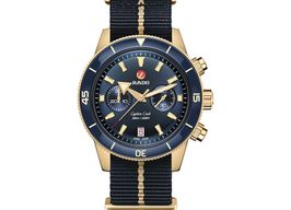 Rado HyperChrome Captain Cook R32146208 (2024) - Blue dial 43 mm Bronze case