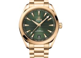 Omega Seamaster Aqua Terra 220.50.41.21.10.001 (2026) - Green dial 41 mm Yellow Gold case