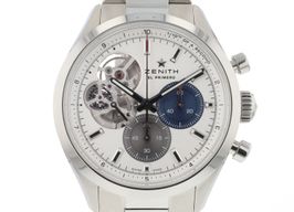Zenith El Primero Chronomaster 03.3300.3604/69.M330 (2023) - Silver dial 40 mm Steel case