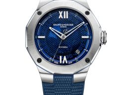 Baume & Mercier Riviera M0A10701 (2026) - Blauw wijzerplaat 42mm Staal