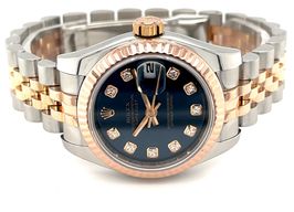 Rolex Lady-Datejust 179171 (2011) - Blue dial 26 mm Gold/Steel case