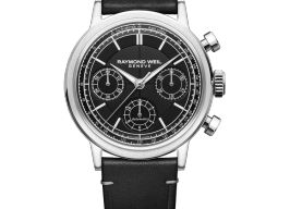 Raymond Weil Millesime 7765-STC-20001 (2026) - Zwart wijzerplaat 39mm Staal