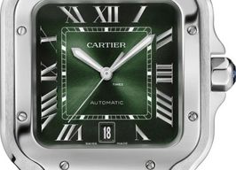 Cartier Santos WSSA0062 (2024) - Groen wijzerplaat 39mm Staal