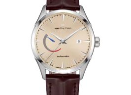 Hamilton Jazzmaster H32635521 (2025) - Beige wijzerplaat 42mm Staal