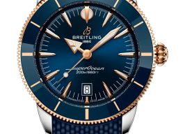 Breitling Superocean Heritage 42 UB3112161C1S1 (2026) - Blauw wijzerplaat 44mm Goud/Staal