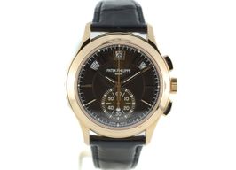 Patek Philippe Annual Calendar Chronograph 5905R-001 (2021) - Brown dial 42 mm Rose Gold case