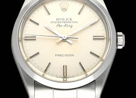 Rolex Air-King 5500 (1988) - Silver dial 34 mm Steel case