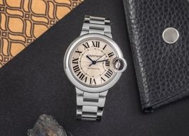 Cartier Ballon Bleu 33mm W6920071 (Onbekend (willekeurig serienummer)) - Zilver wijzerplaat 33mm Staal