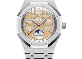 Audemars Piguet Royal Oak Perpetual Calendar 26611PT.OO.1220PT.01 (2025) - Pink dial 41 mm Platinum case