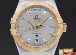 Omega Constellation Day-Date 123.20.38.22.02.002 (2015) - Silver dial 38 mm Steel case
