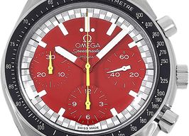 Omega Speedmaster Reduced 3810.61.41 (2017) - Red dial 39 mm Steel case
