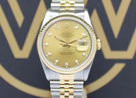 Rolex Datejust 36 16233 (1994) - Gold dial 36 mm Gold/Steel case