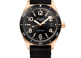 Glashütte Original SeaQ 1-39-11-17-91-35 (2024) - Black dial 40 mm Red Gold case