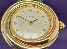 Cartier Trinity Unknown (1990) - Silver dial 27 mm Yellow Gold case