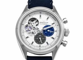 Zenith El Primero Chronomaster 03.3300.3604/69.C823 (2025) - Zilver wijzerplaat 40mm Staal