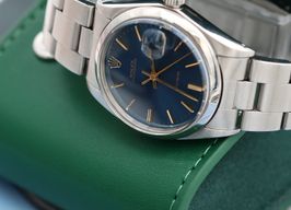 Rolex Oyster Precision 6694 (Unknown (random serial)) - Blue dial 34 mm Steel case