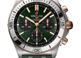 Breitling Chronomat 42 UB0134131L1S1 (2026) - Green dial 43 mm Gold/Steel case