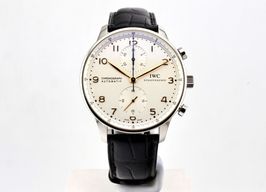 IWC Portuguese Chronograph IW371404 (2014) - White dial 40 mm Steel case