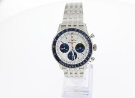 Breitling Navitimer 1 B01 Chronograph AB0138241G1A1 (2024) - Zilver wijzerplaat 43mm Staal