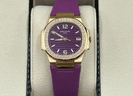 Patek Philippe Nautilus 7010R-013 (2023) - Purple dial 32 mm Rose Gold case