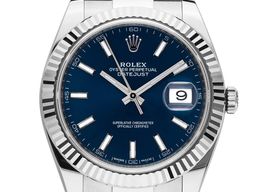 Rolex Datejust 41 126334 (2017) - Blauw wijzerplaat 41mm Staal