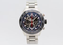 TAG Heuer Carrera Calibre HEUER 01 CAR2A1W.BA0703 (2018) - Transparent dial 43 mm Steel case