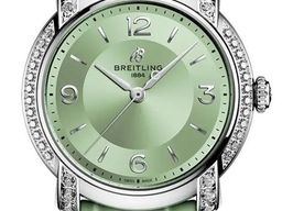 Breitling Premier A10310671L1P1 (2026) - Green dial 36 mm Steel case