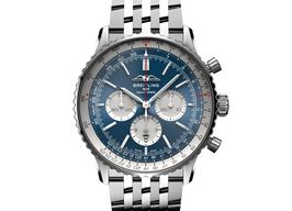 Breitling Navitimer 01 (46 MM) AB0137211C1A1 (2025) - Blauw wijzerplaat 46mm Staal