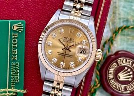 Rolex Lady-Datejust 69173G (1995) - Gold dial 26 mm Gold/Steel case